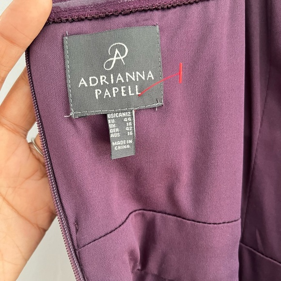 Plum floor length gown - Picture 3 of 3